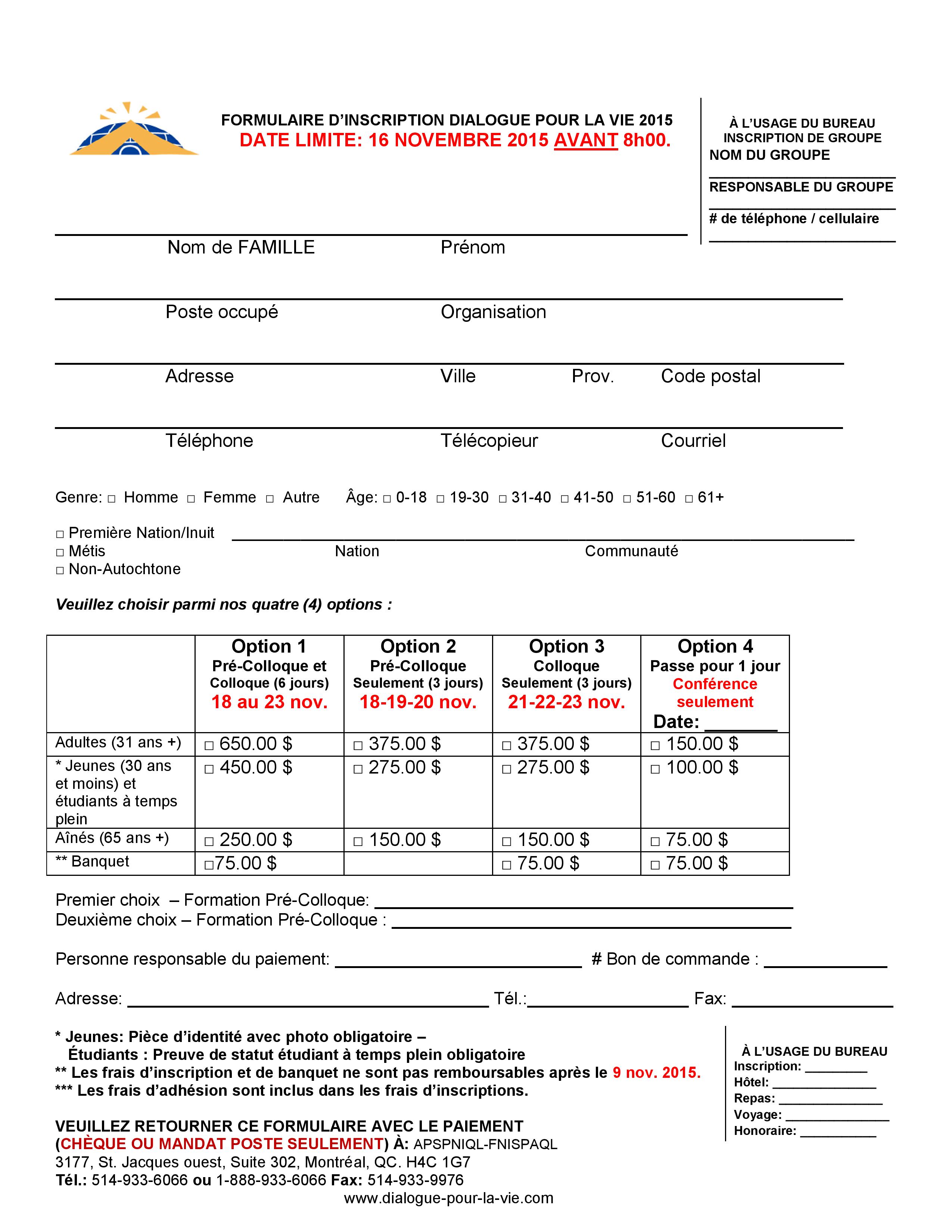 Formulaire d'inscription 2015 p2